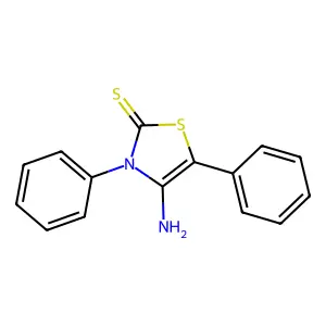 4-Amino-3,5-diphenyl-2(3H)-thiazolethione structure