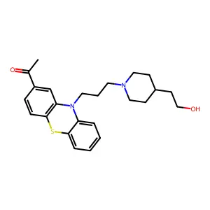 Piperacetazine structure