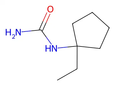 Urea, (1-ethylcyclopentyl)- structure