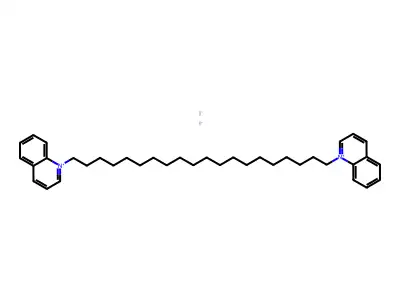 1,1'-二十亚甲基双喹啉二碘化物 structure