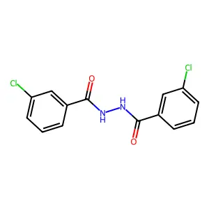 3-氯-N'-(3-氯苯甲酰基)苯甲酰肼 structure