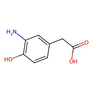 (3-Amino-4-hydroxyphenyl)acetic acid structure
