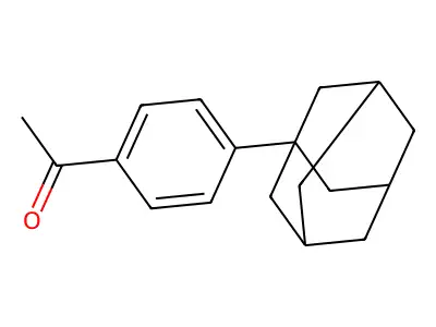 1-(4-Tricyclo(3.3.1.13,7)dec-1-ylphenyl)ethanone structure