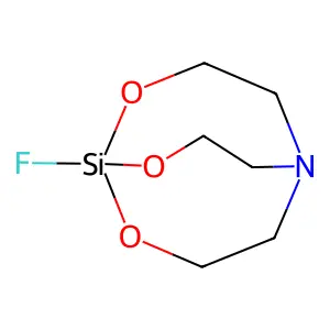 2,8,9-Trioxa-5-aza-1-silabicyclo(3.3.3)undecane, 1-fluoro- structure