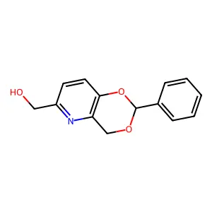 (2-phenyl-4H-[1,3]dioxino[5,4-b]pyridin-6-yl)methanol structure