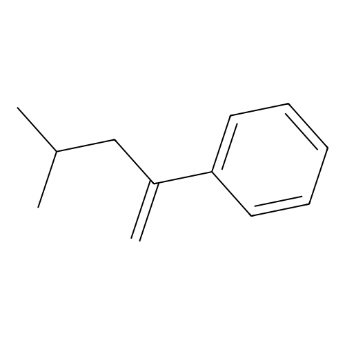 Benzene, (3-methyl-1-methylenebutyl)- structure