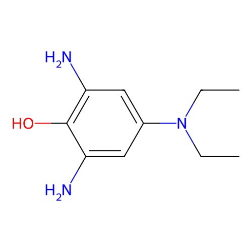 2,6-Diamino-4-(diethylamino)phenol structure