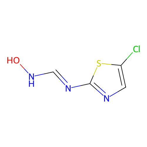 N'-(5-chloro-1,3-thiazol-2-yl)-N-hydroxymethanimidamide structure