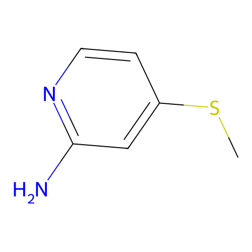 4-(Methylsulfanyl)pyridin-2-amine structure