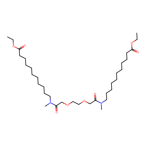 11-{[2-(2-{[acetyl]methylamino}-undecanoicacid,ethylester structure