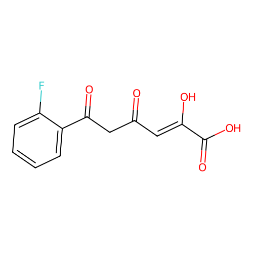 6-(2-Fluorophenyl)-2-hydroxy-4,6-dioxohex-2-enoic acid structure