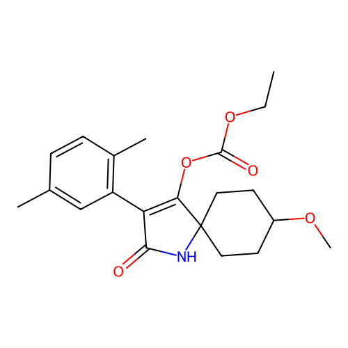 Spirotetramat structure