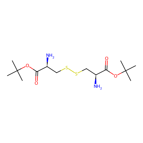 (H-Cys-OtBu)2 structure