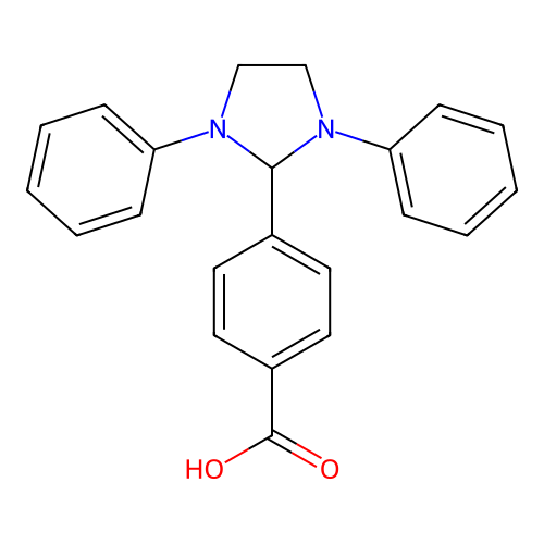 4-(1,3-Diphenylimidazolidin-2-yl)benzoic acid structure
