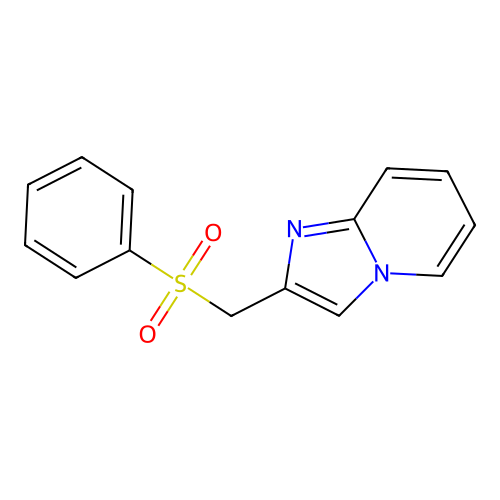 2-(Benzenesulfonylmethyl)imidazo[1,2-a]pyridine structure