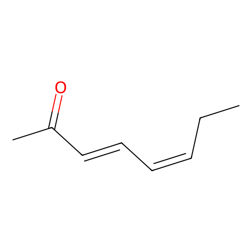 (E,Z)-3,5-octadien-2-one structure