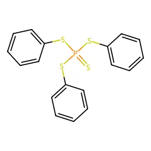 Triphenyl tetrathiophosphate structure