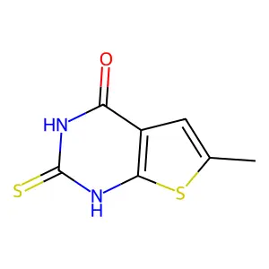 2-Mercapto-6-methylthieno[2,3-d]pyrimidin-4(3H)-one structure