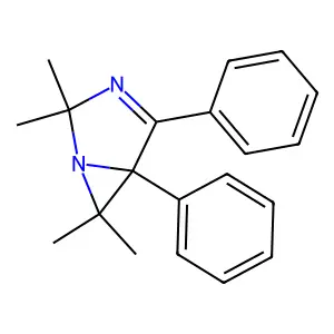 2,2,6,6-Tetramethyl-4,5-diphenyl-1,3-diazabicyclo(3.1.0)hex-3-ene structure