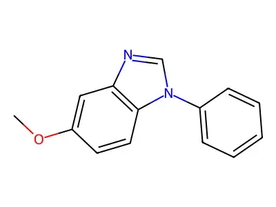 1H-Benzimidazole, 5-methoxy-1-phenyl- structure