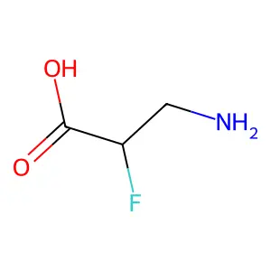 alpha-Fluoro-beta-alanine structure