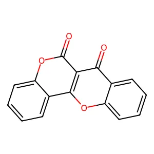6H,7H-(1)Benzopyrano(4,3-b)(1)benzopyran-6,7-dione structure
