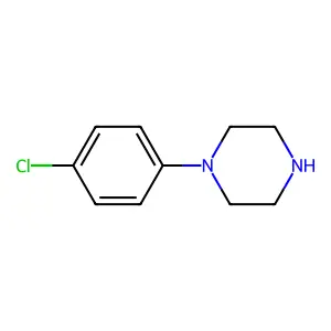 1-(4-Chlorophenyl)piperazine structure