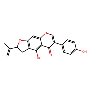 Licoagroisoflavone structure