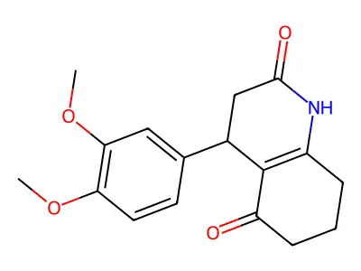 4-(3,4-Dimethoxyphenyl)-1,3,4,6,7,8-hexahydroquinoline-2,5-dione structure
