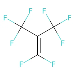 全氟异丁烯 structure