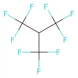 2-(Trifluoromethyl)-1,1,1,3,3,3-hexafluoropropane structure