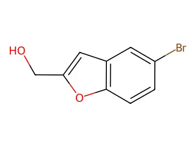 (5-Bromo-1-benzofuran-2-yl)methanol structure
