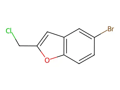 5-Bromo-2-(chloromethyl)benzo[b]furan structure