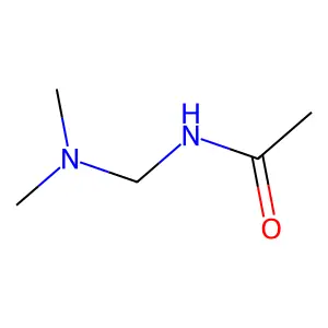 Acetamide, N-((dimethylamino)methyl)- structure