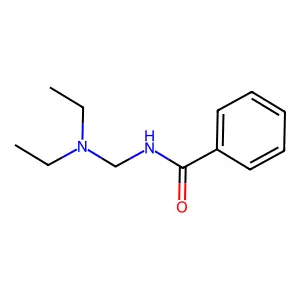 Benzamide, N-((diethylamino)methyl)- structure