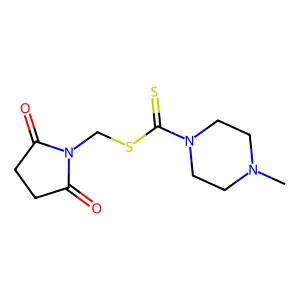 3-Benzoyl-1-methylpiperidin-3-yl 4-methoxybenzoate--hydrogen chloride (1/1) structure