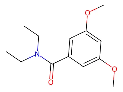 N,N-diethyl-3,5-dimethoxybenzamide structure