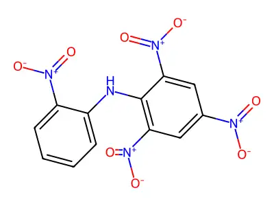 2,4,6-Trinitro-N-(2-nitrophenyl)aniline structure