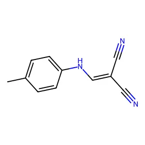 2-(4-Toluidinomethylene)malononitrile structure