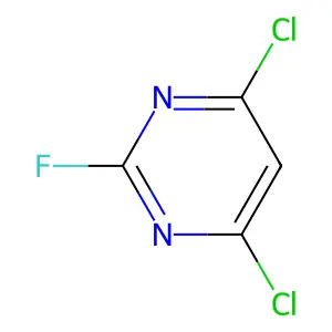 4,6-Dichloro-2-fluoropyrimidine structure