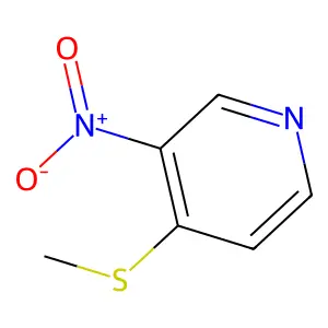 Pyridine, 4-(methylthio)-3-nitro- structure