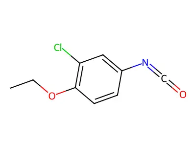 2-Chloro-1-ethoxy-4-isocyanatobenzene structure