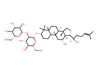 Ginsenoside Rg3 structure