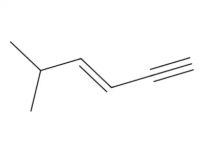 5-methylhex-3-en-1-yne structure