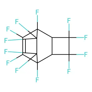 Tricyclo[4.2.2.0(2,5)]dec-7-ene, 1,3,3,4,4,6,7,8,9,9,10,10-dodecafluoro- structure