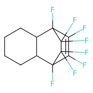 1,4-Ethanonaphthalene, 1,2,3,4,9,9,10,10-octafluoro-1,4,4a,5,6,7,8,8a-octahydro- structure