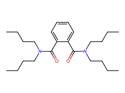 1,2-Benzenedicarboxamide, N,N,N',N'-tetrabutyl- structure