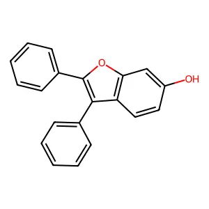 2,3-Diphenyl-1-benzofuran-6-ol structure
