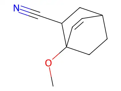 1-Methoxybicyclo[2.2.2]oct-5-ene-2-carbonitrile structure