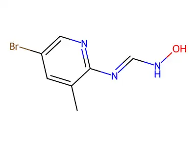 N-(5-Bromo-3-methylpyridin-2-yl)-N'-hydroxymethanimidamide structure